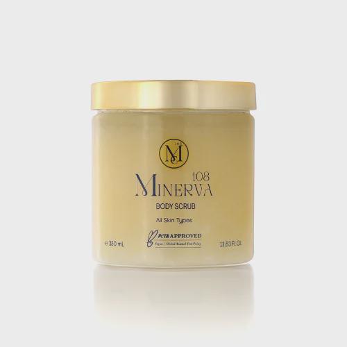 Minerva108 Body Scrub, Vegan Smoothing Hydrating Polish (150 ml / 350 ml)