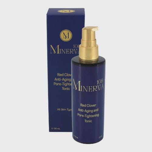Minerva108 Red Clover Pore Tightening Tonic, Vegan Cruelty-Free Face Toner (100 ml)