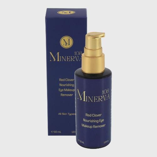 Minerva108 Red Clover Gentle Eye Makeup Remover, Vegan Nourishing (50 ml)