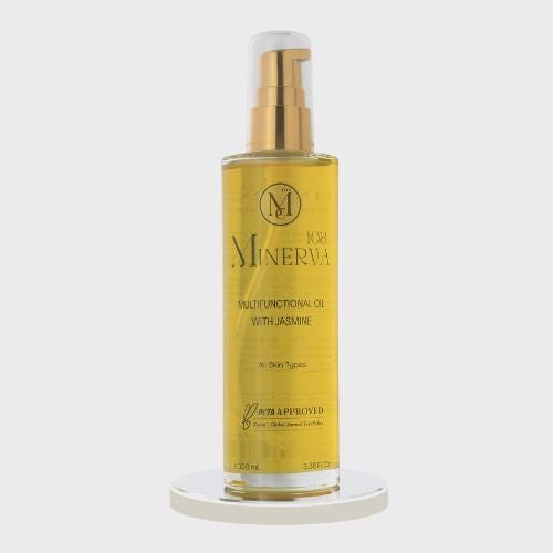 Minerva108 Multi-Functional Beauty Oil – Jasmine, Hair Face Body (100 ml)