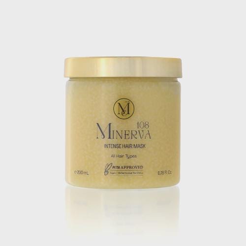 Minerva108 Intense Hair Mask, Lavender Deep Conditioning Repair (Vegan, PETA-Approved) (100 ml / 200 ml)