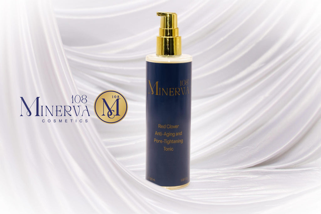 Minerva108 Red Clover Anti-Aging & Pore Minimizing Toner, Vegan (100 ml)