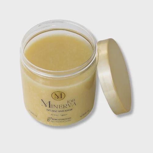 Minerva108 Intense Hair Mask, Lavender Deep Conditioning Repair (Vegan, PETA-Approved) (100 ml / 200 ml)