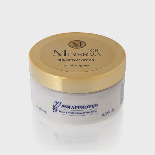 Minerva108 Sunscreen SPF 30+, Vegan Mineral Protection (100 ml)