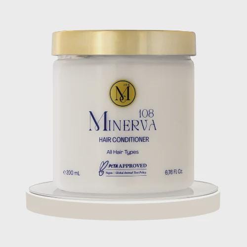 Minerva108 Saç Kremi, Vegan Nemlendirici ve Kolay Tarama (200 ml)