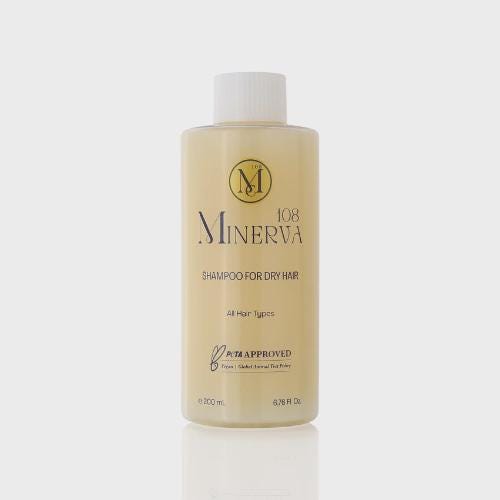 Minerva108 Vegan Lavender Shampoo for Dry Hair, Hydrating Moisturizing (200 ml)